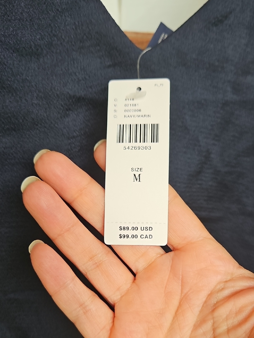 NWT!Anthropolgie Scotch And Soda Navy Bodysuit - Picture 6 of 7